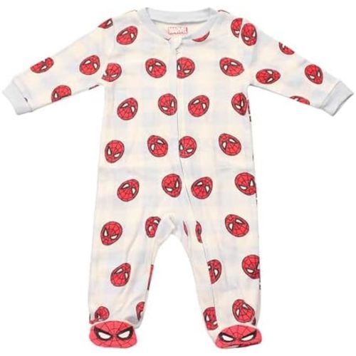 Magic Threadz Disney Baby Boys Quilted Footed Coveralls – Toy Story, Cars, Winnie the Pooh & Spiderman Infant (0/3M–6/9M)