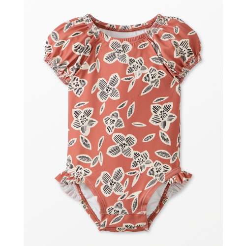 Baby One-Piece Puff Sleeve Swimsuit | Hanna Andersson