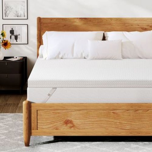 Dyonery 3" Cooling Gel Memory Foam Mattress Topper – High-Density, Breathable & Removable Cover, Back Pain Relief, Twin & Queen