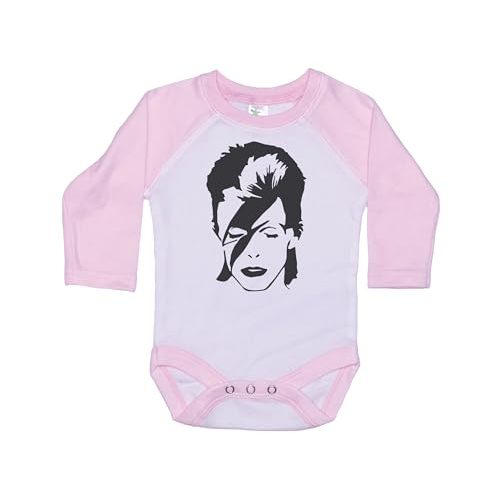 Ziggy Stardust Baby Outfit/Bowie/90's Punk Rock Raglan Onesie