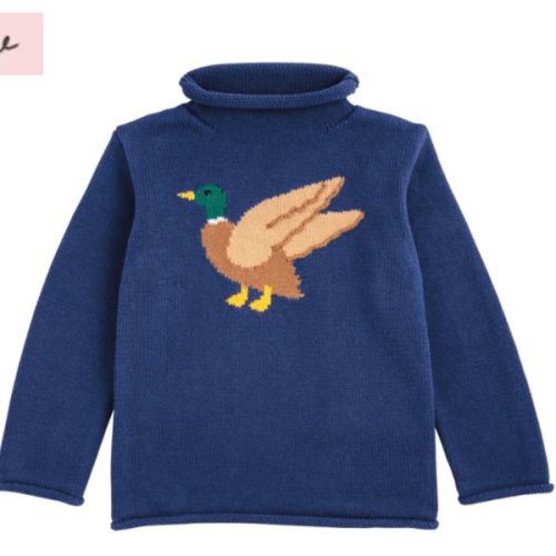 Duck Rollneck Sweater | Comfortable Cotton 2T-3T Toddler Wear | Mud Pie