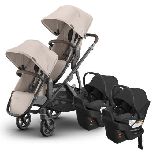 Vista V3 Twin Stroller + Aria V2 Travel System - Ada / / / Jake