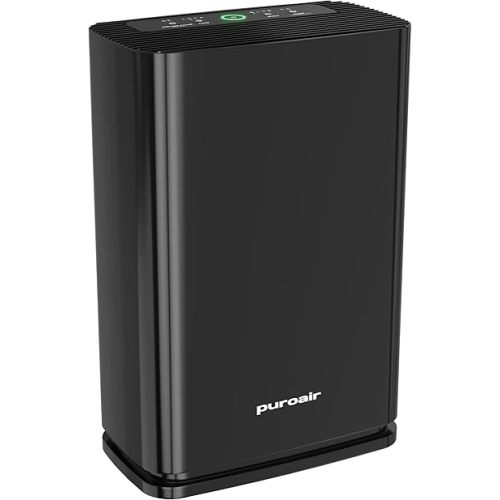 PuroAir 400 HEPA Air Purifier Large Room Air Cleaner up to 2,000 Ft² - HEPA CarbonTech Filter up to 500X Stronger - Air Quality Sensor, Auto & Quiet Sleep Modes - Air Purifiers for Large Rooms