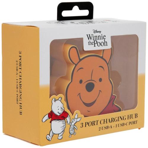 Winnie The Pooh 3 Port Charging Hub