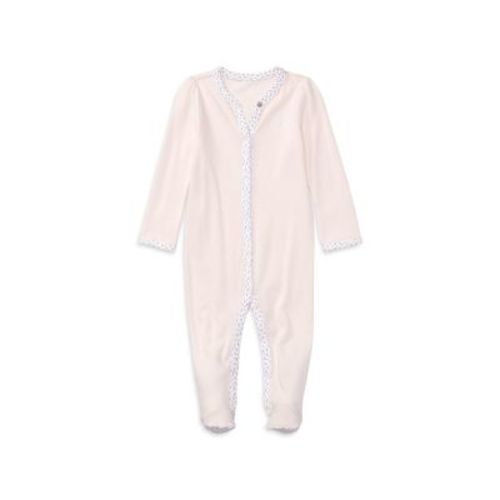Girls' Floral Trim Coverall - Baby