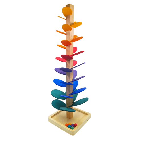 Large Marble Tree Toy in Rainbow Colors | Green Elephant – EasyTot