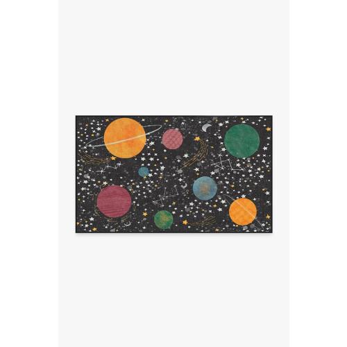 Outer Space Black Rug | Ruggable US
