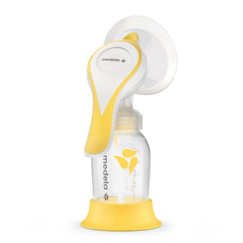 Medela Harmony Manual Breast Pump with PersonalFit Flex Breast Shield, 6 Piece Set