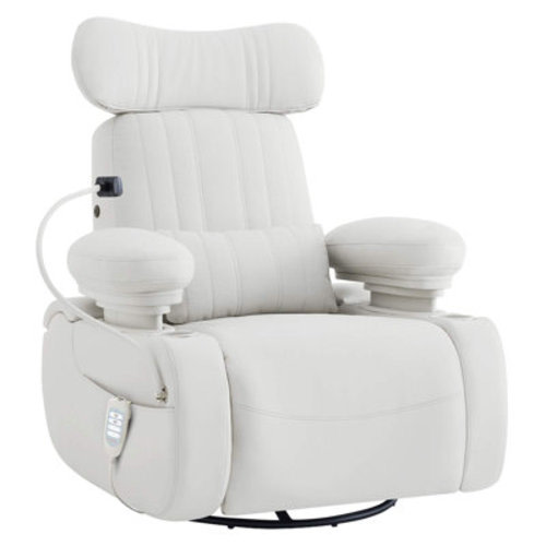 MAMAZING Lullapod 36"W Power Swivel Rocker Glider Nursery Recliner | Wayfair