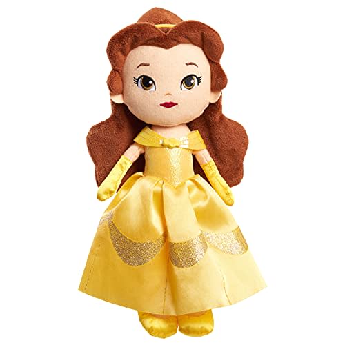 Disney Princess So Sweet 12-Inch Plush Belle in Yellow Dress, Beauty and the Beast, Kids Toys for Ages 3 Up by Just Play