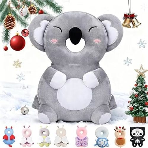Baby Head Protector Backpack for Falling Crawling and Walking Toddler Essentials Harness Infant Koala Toys Helmets Baby Christmas Gifts Essentials Must Have Stuff Items for 0.5-2 Years