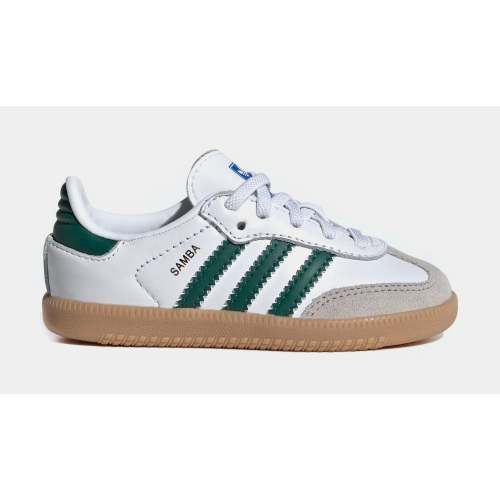 adidas Samba OG Infant Toddler Lifestyle Shoes White Green Gum IE1337 – Shoe Palace