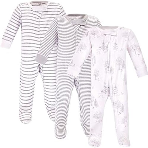Touched by Nature Baby Girls' Organic Cotton Sleep and Play