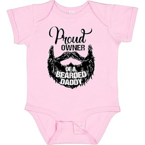 inktastic Proud Owner Of a Bearded Daddy Baby Bodysuit