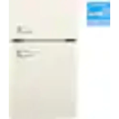 Insignia™ - 3.1 Cu. Ft. Retro Mini Fridge with Top Freezer and ENERGY STAR Certification - Creamy vanilla