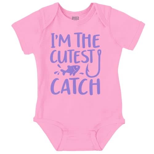 Brisco Brands Crawl Walk Fish Hunt Outdoor Lover Baby Romper Boys or Girls