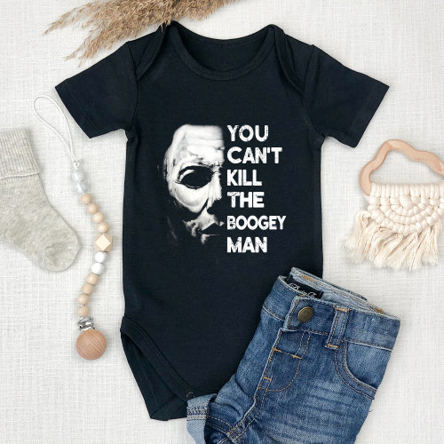 Halloween baby bodysuit,Michael Myers toddler tshirt, You cant kill the boogey man one piece, halloween lover, Halloween baby,Halloween kids