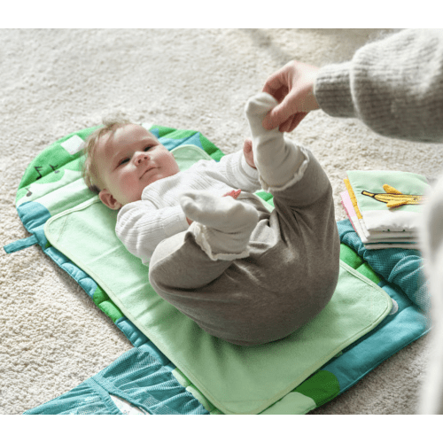 GRÖNFINK Changing pad, foldable/green