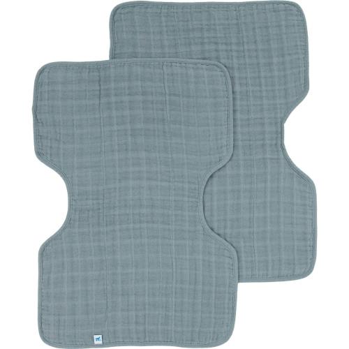 Cotton Muslin Burp Cloth 2 Pack - Sea