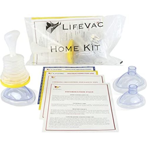 LifeVac - Choking Rescue Device Home Kit for Adult and Children First Aid Kit, Portable Choking Rescue Device, First Aid Choking Device