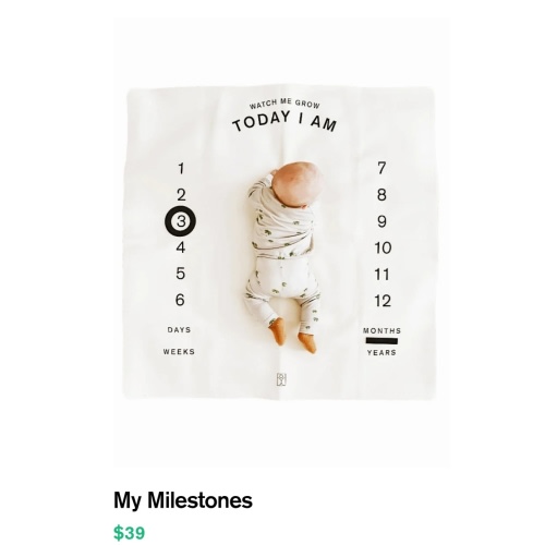 My Milestones | The Birth Poster