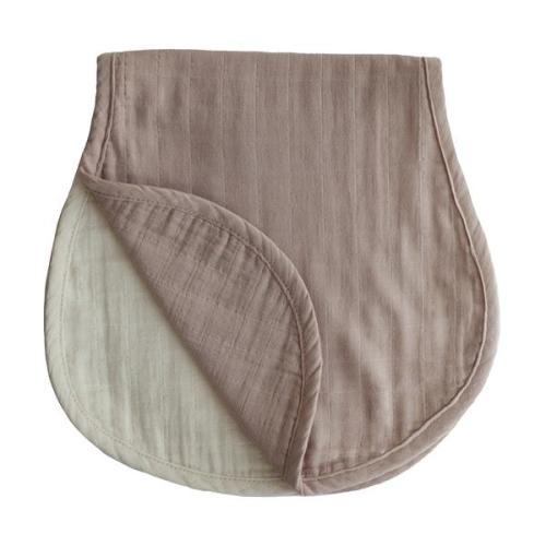 Muslin Baby Burp Cloth Organic Cotton 2-Pack (Natural/Fog) – Mushie