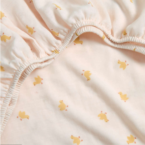 Pata Sunwashed 100% Organic Cotton Baby Crib Fitted Sheet