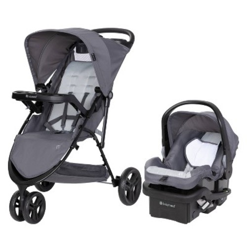 Baby Trend Venture 3-Wheel Stroller Travel System - Stellar Gray