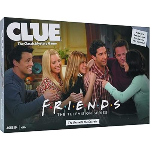 CLUE: Friends | Solve the Mystery in This Collectible Clue Game | Featuring Characters & Locations from Friends TV Sitcom Series | Officially-Licensed Friends TV Show Game & Merchandise