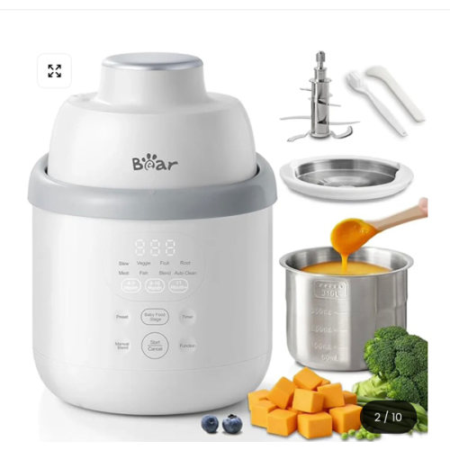 Bear NutriEase Stainless Steel All Stage Baby Food Maker – BEARFORBABY