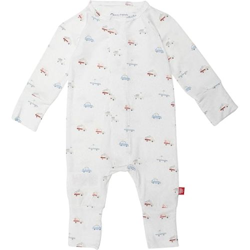 Magnetic Me Magnetic Convertible Coveralls | Silky Soft Modal Fabric | Baby Onsie Available in Sizes NB - 24M