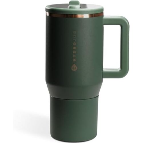 HydroJug Kids - 20 oz Insulated Kids Water Bottle with Flip Straw & Handle | Leak-Proof & Durable | Perfect for School, Sports, Lunch, Travel & Camp, Pine