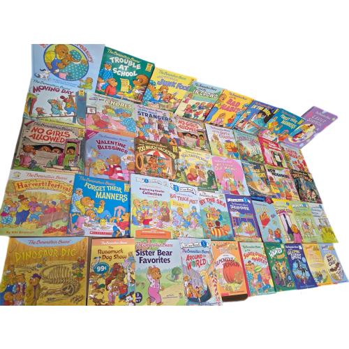 Berenstain Bears Vintage Book Lot of 5: Curated Children's Picture Books