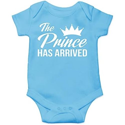 CBTwear The Prince Has Arrived - Baby Clothes - Funny Newborn Bodysuit Outfits for Boys