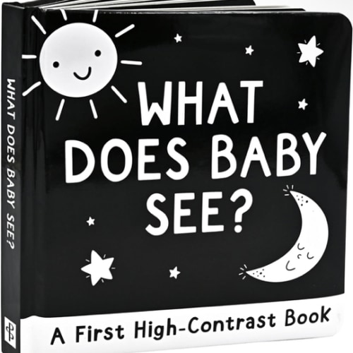 What Does Baby See? A High-Contrast Board Book (Padded Cover)