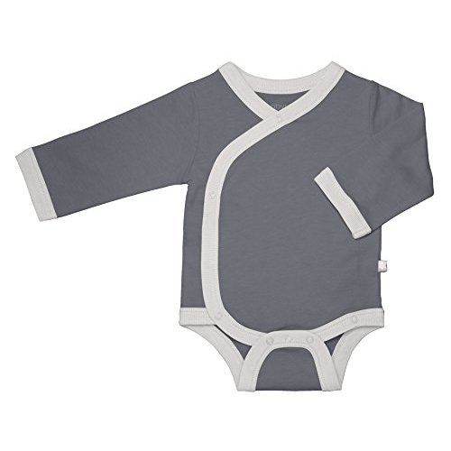 Babysoy Organic Long Sleeve Kimono Bodysuit