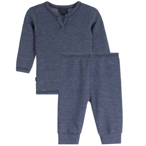 2pc Thermal Henley Set