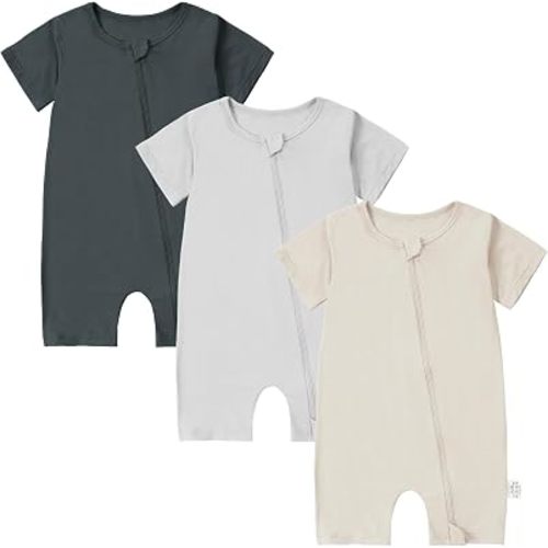 Baby Boys Girls Romper Short Sleeve Summer Jumpsuits