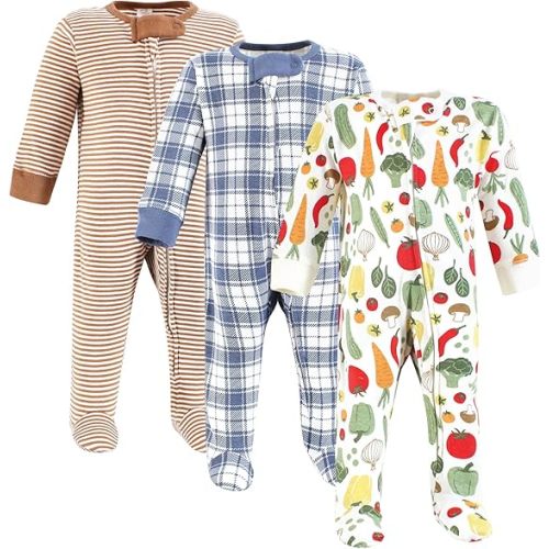 Touched by Nature Unisex Baby Organic Cotton Sleep and Play