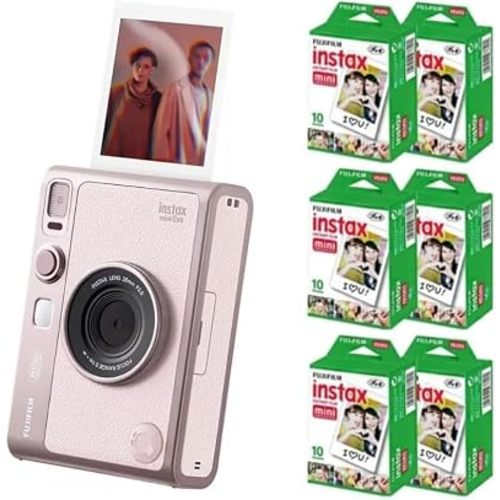 Instax Mini EVO (Pink + Extra Film (60 Sheets))
