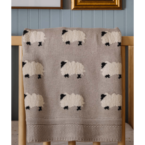 Baby Blanket with Sheep – Market by Modern Nest