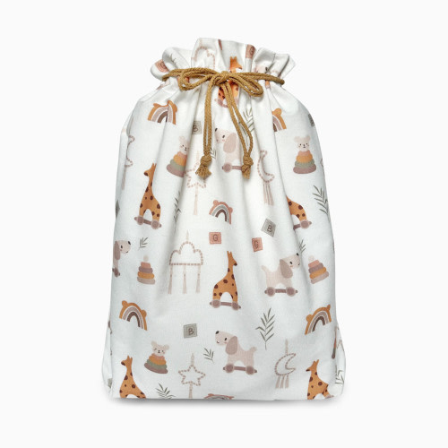 Gather & Knot Fabric Gift Bag - Boho Toy, XL