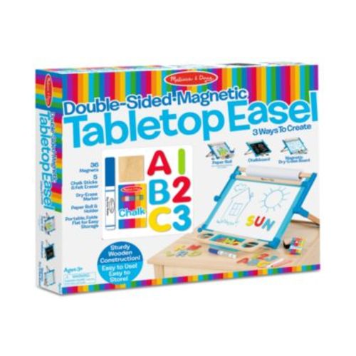 Melissa & Doug Double-Sided Magnetic Tabletop Easel