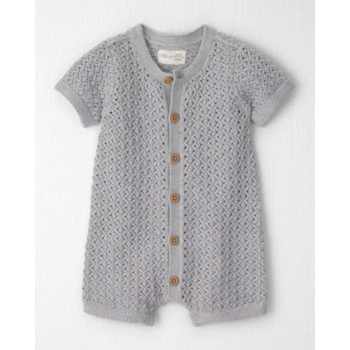 Baby Organic Cotton Sweater Knit Romper -6-9 months