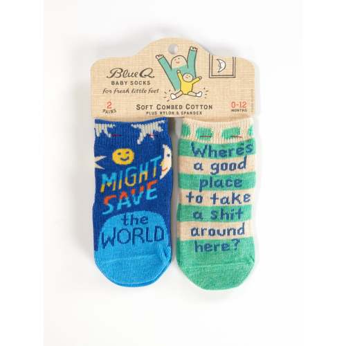 Might Save The World/ Where's A Good Place To Take A Shit Around Here? Baby Socks