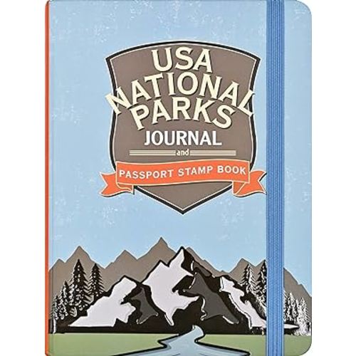 USA National Parks Journal & Passport Stamp Book (all 63 National Parks included)