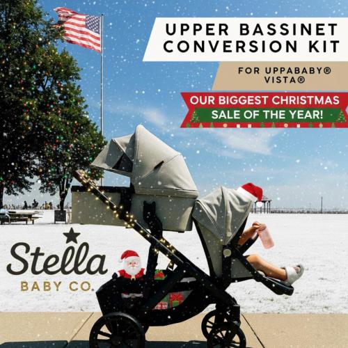 Upper Bassinet Conversion for UPPAbaby® Vista® - Double Stroller Conversion with Rumble Seat
