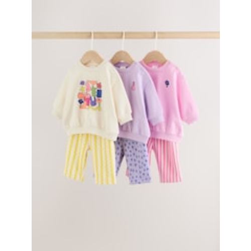 Buy Multi Sweat Top & Joggers Set (0mths-3yrs) from Next USA