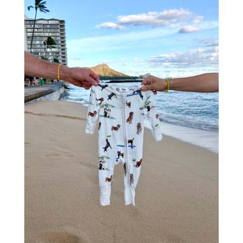 Dog Days of Summer - Convertible Zip Footies