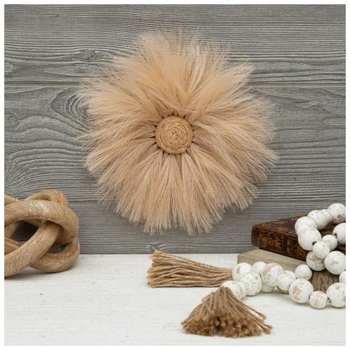 Pampas Grass Flower Wall Decor